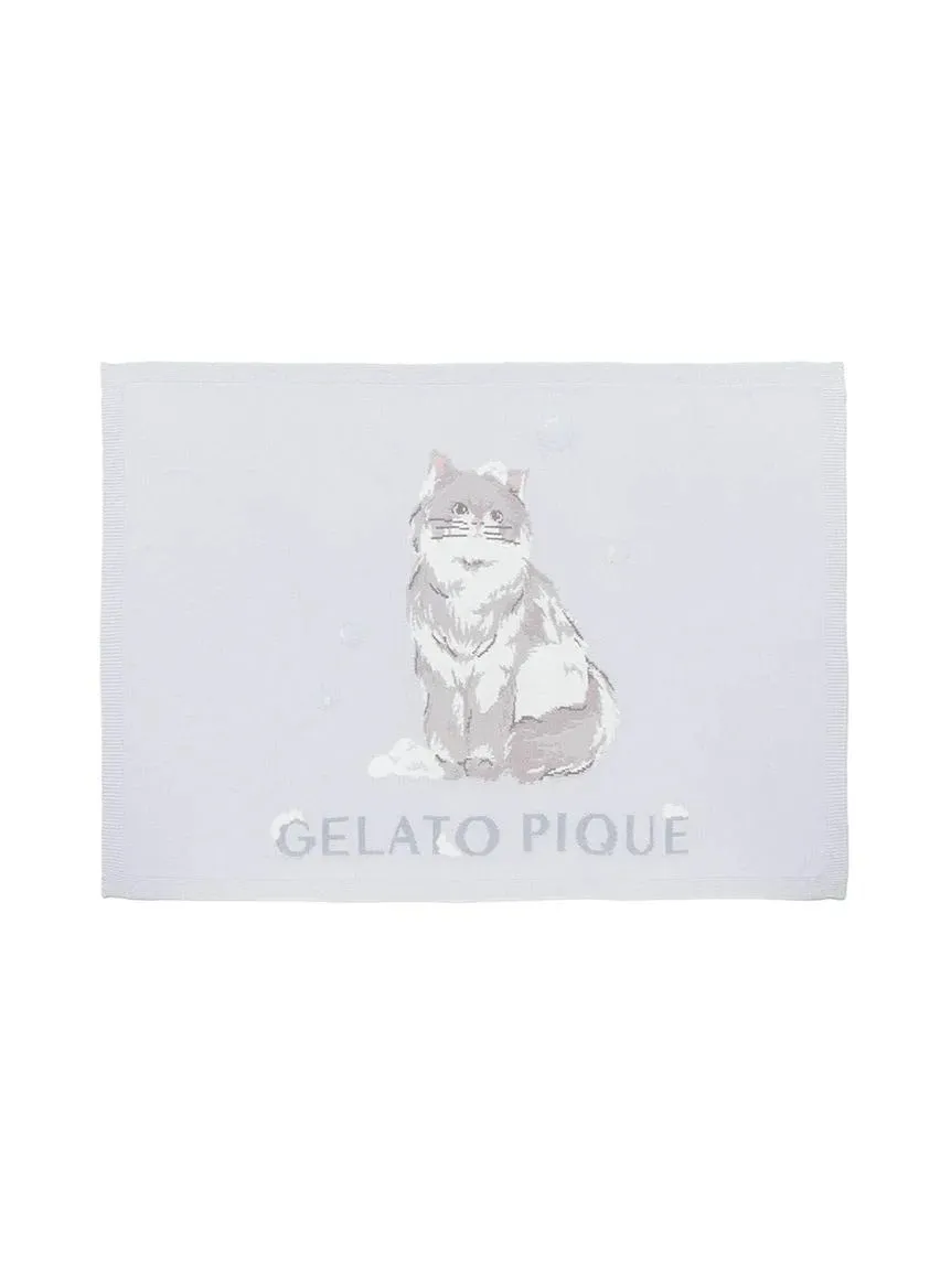 Bath Time Cat Blanket sold by Gelato Pique