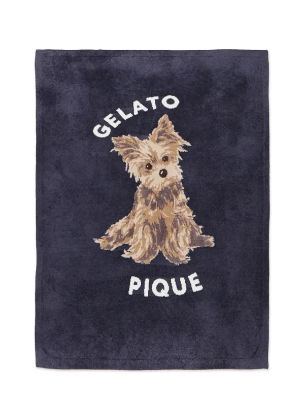 [Sleep] Yorkshire Terrier Jacquard Half Blanket made by Gelato Pique