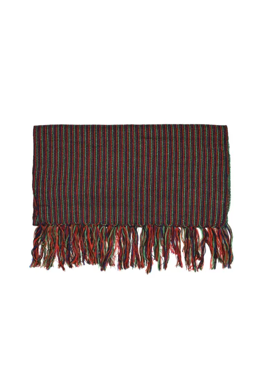 Multi Pin Stripe Scarf - Charco [Narrow] sold by Chamula