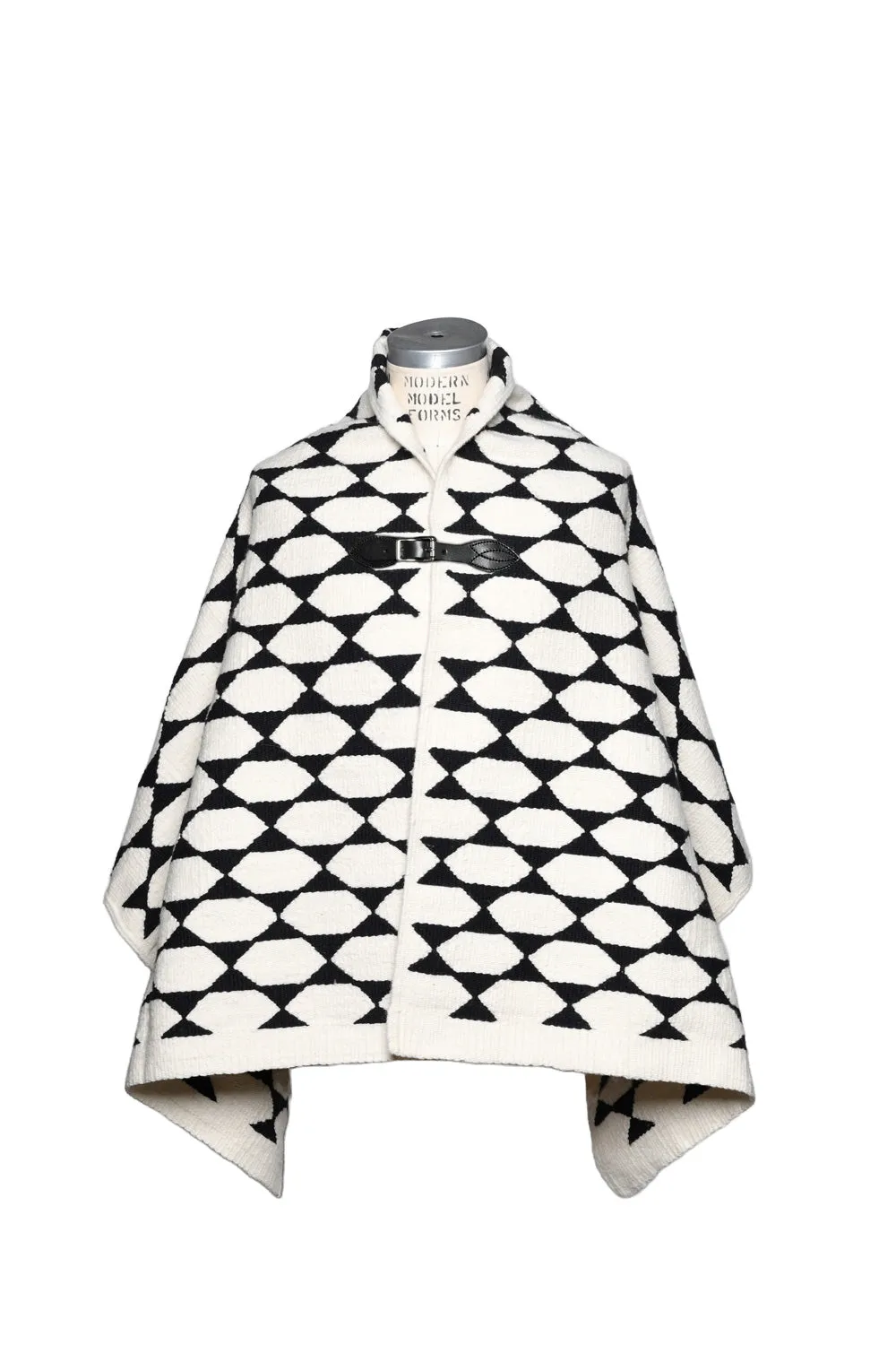 Merino Wool Blanket Poncho - Butterfly Wing sold by Chamula