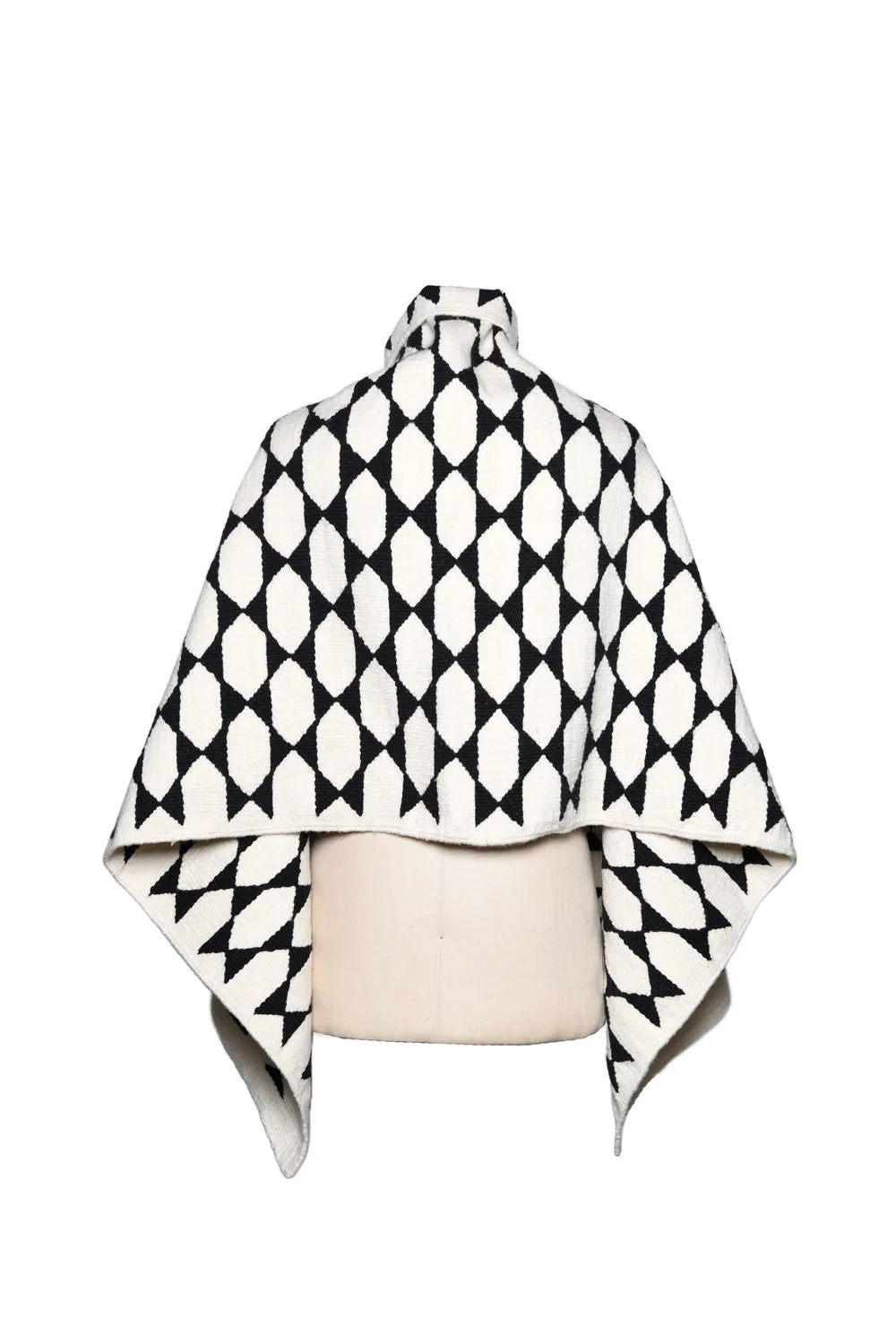 Merino Wool Blanket Poncho - Butterfly Wing sold by Chamula product image thumbnail 2