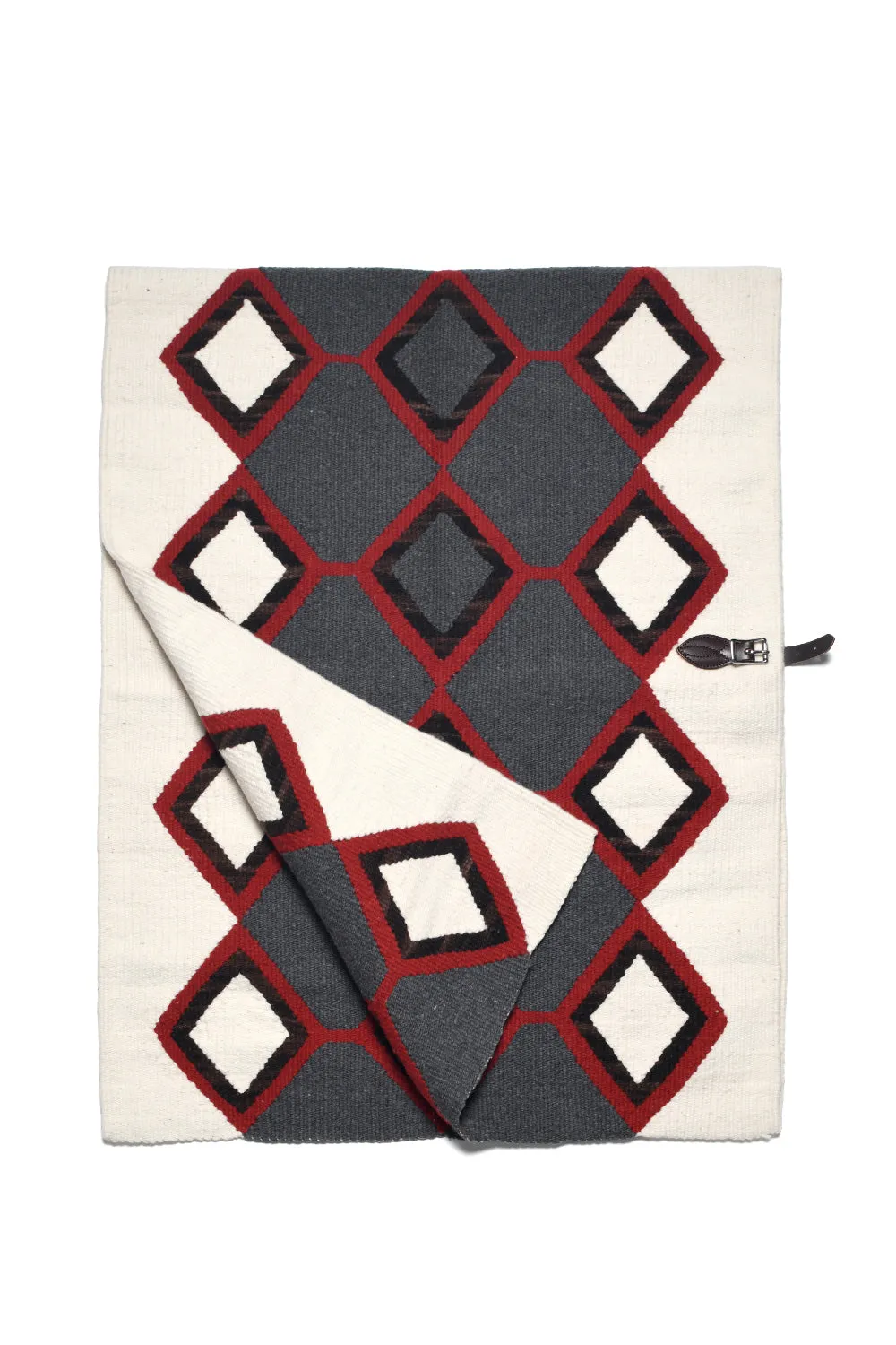 Merino Wool Blanket Poncho - Triple Diamond sold by Chamula product image thumbnail 3