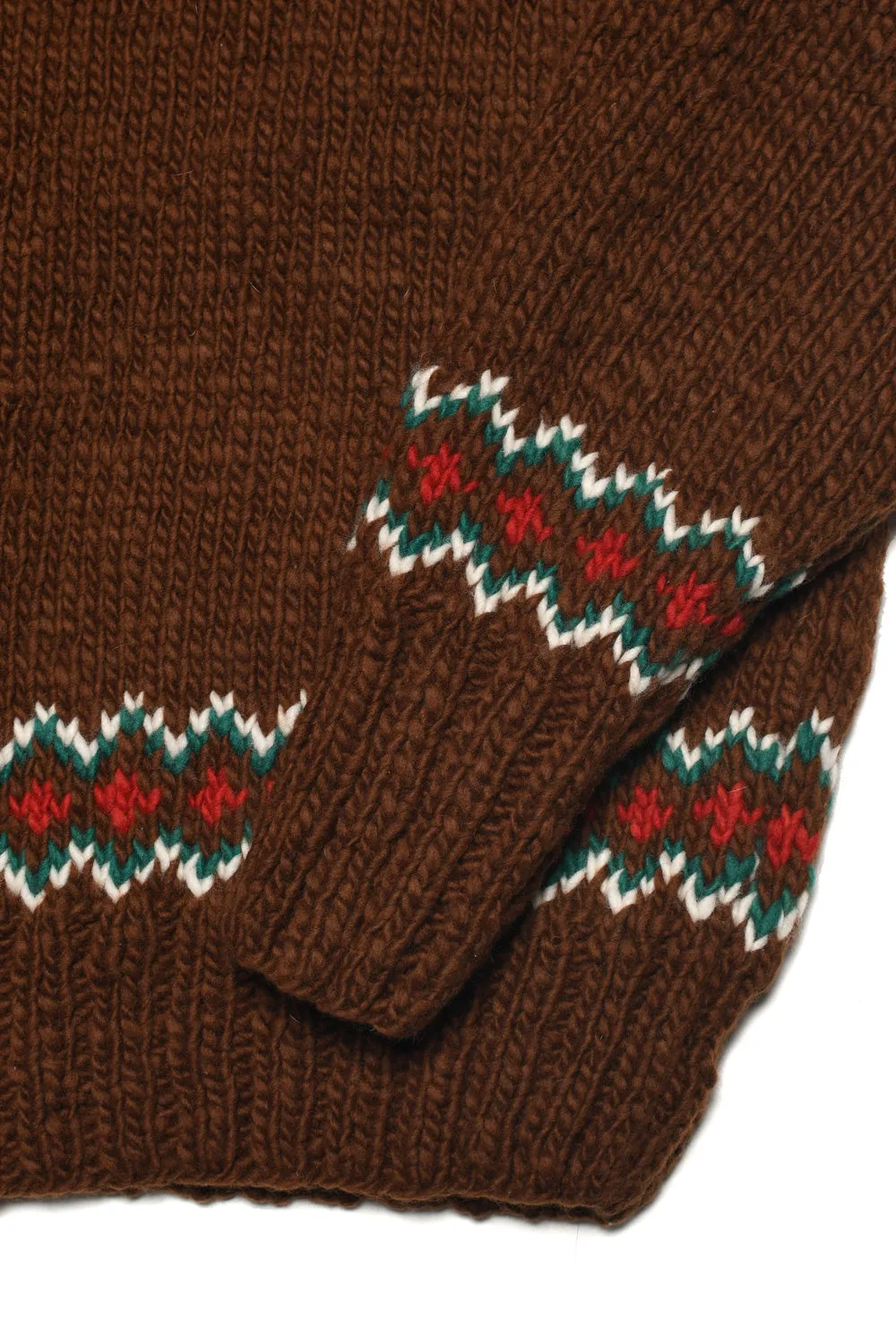 Fair Isle #3 Pullover - Brown sold by Chamula product image thumbnail 3
