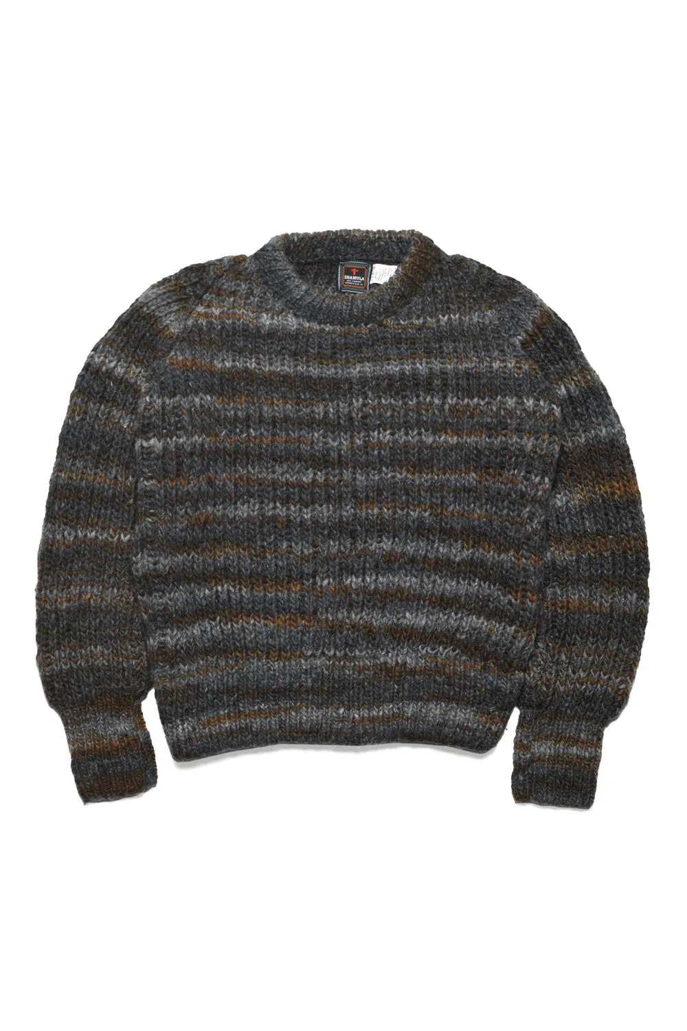 Mix Stripe Pullover - Black x Grey sold by Chamula