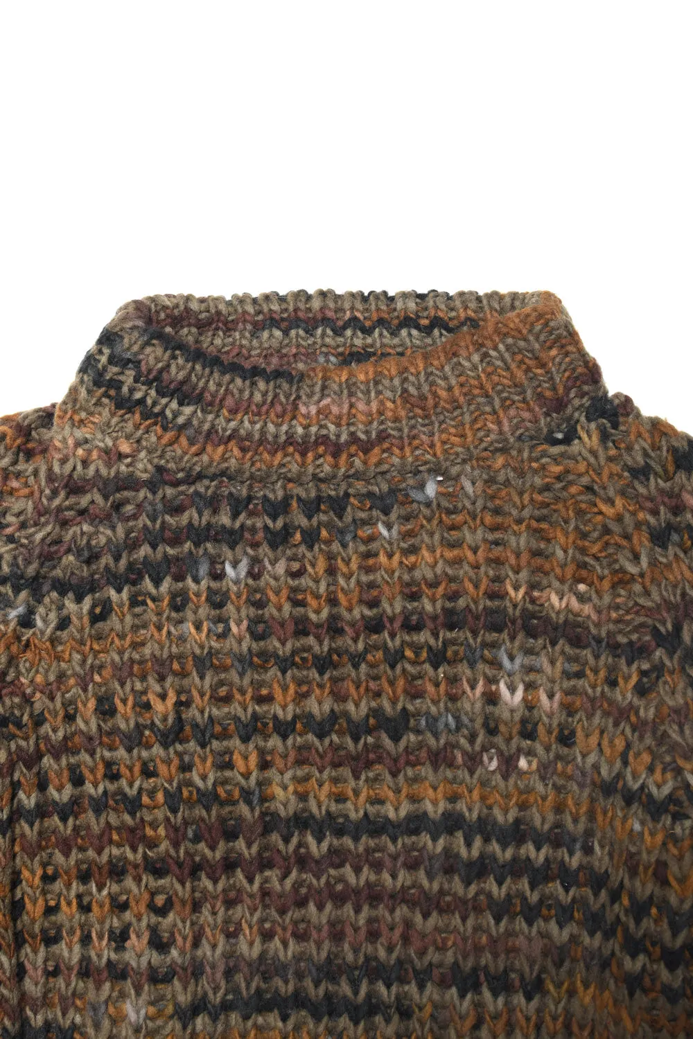 Mix Stripe Pullover - Dk. Olive sold by Chamula product image thumbnail 3