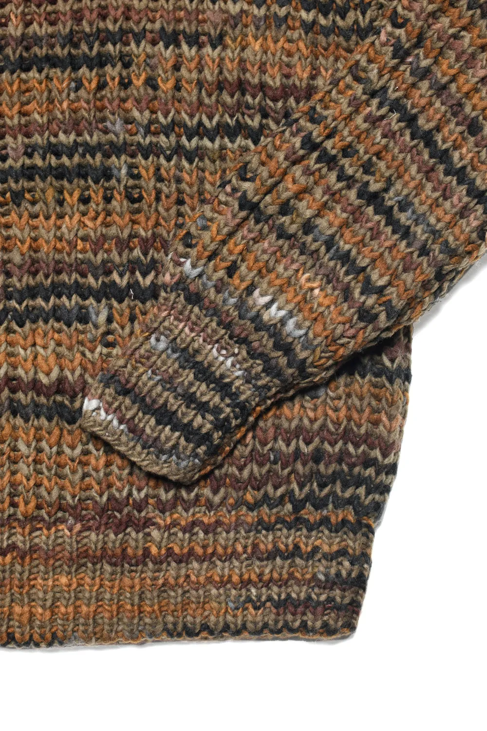 Mix Stripe Pullover - Dk. Olive sold by Chamula product image thumbnail 4