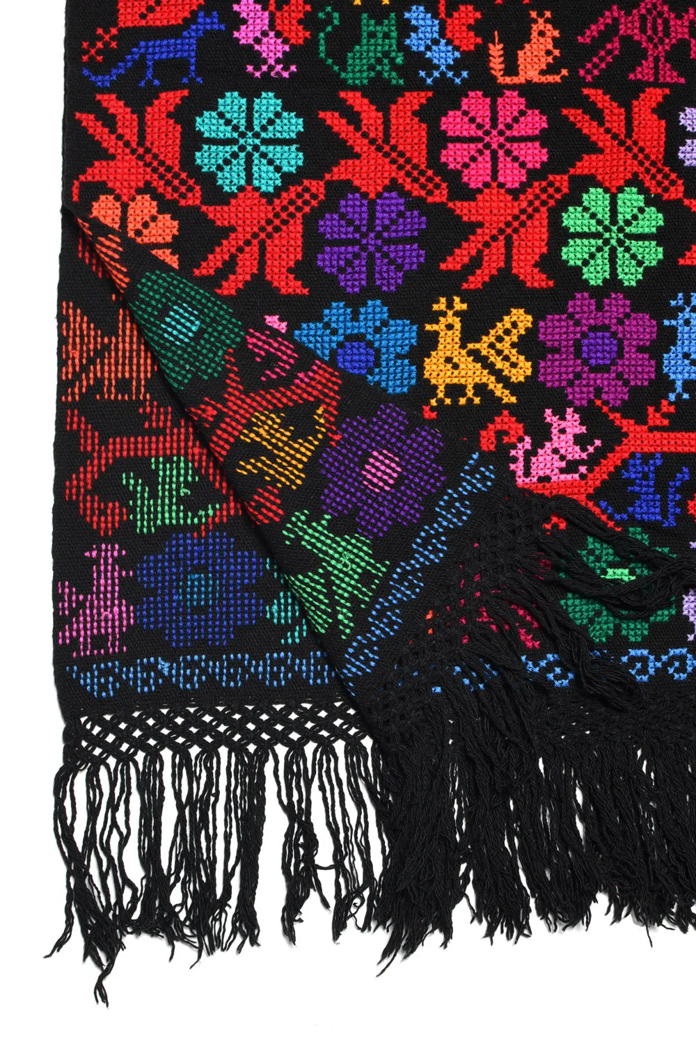 Embroidery Shawl - Arbol De La Vida (Tree of Life) H sold by Chamula product image thumbnail 4