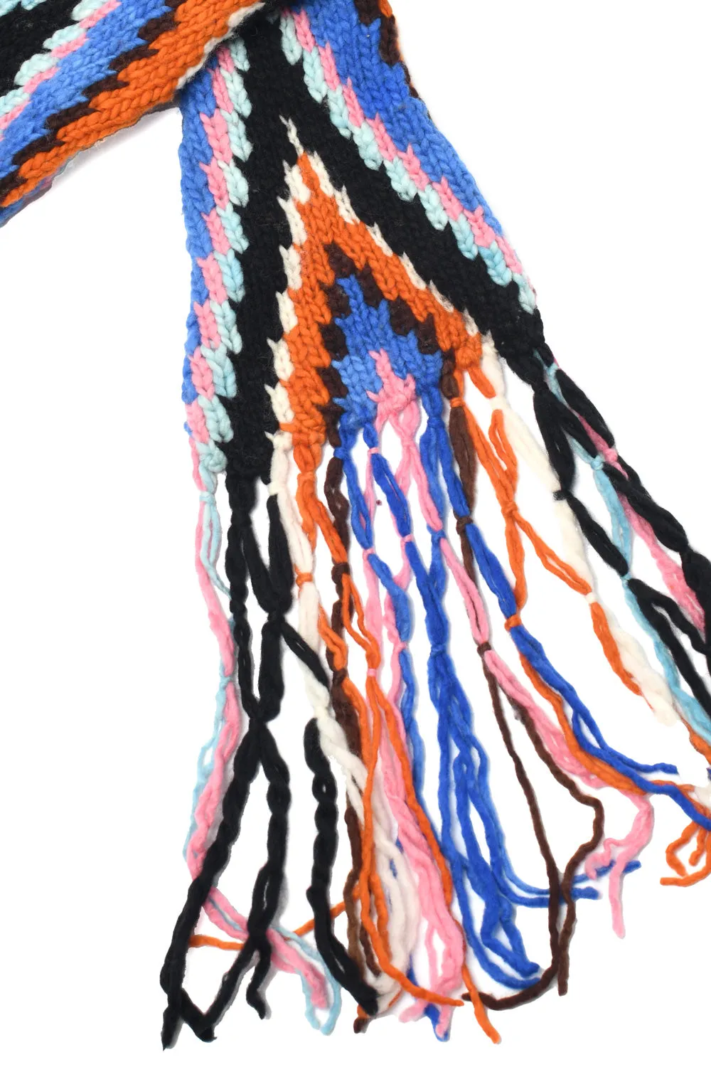 Merino Wool Design B Scarf - Black sold by Chamula product image thumbnail 4