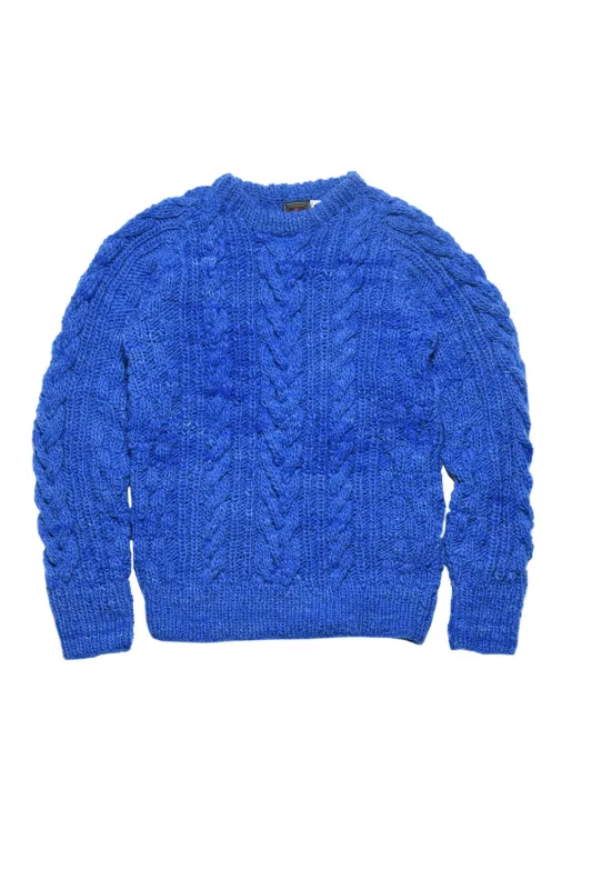 Fisherman Pullover - Med Royal sold by Chamula