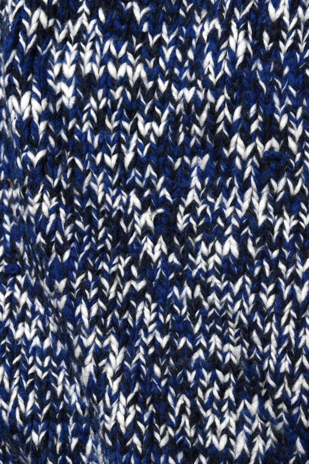 Mix Heather Hoodie - DK. Navy Mix sold by Chamula product image thumbnail 3