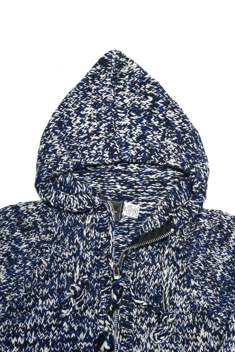 Mix Heather Hoodie - DK. Navy Mix sold by Chamula product image thumbnail 2