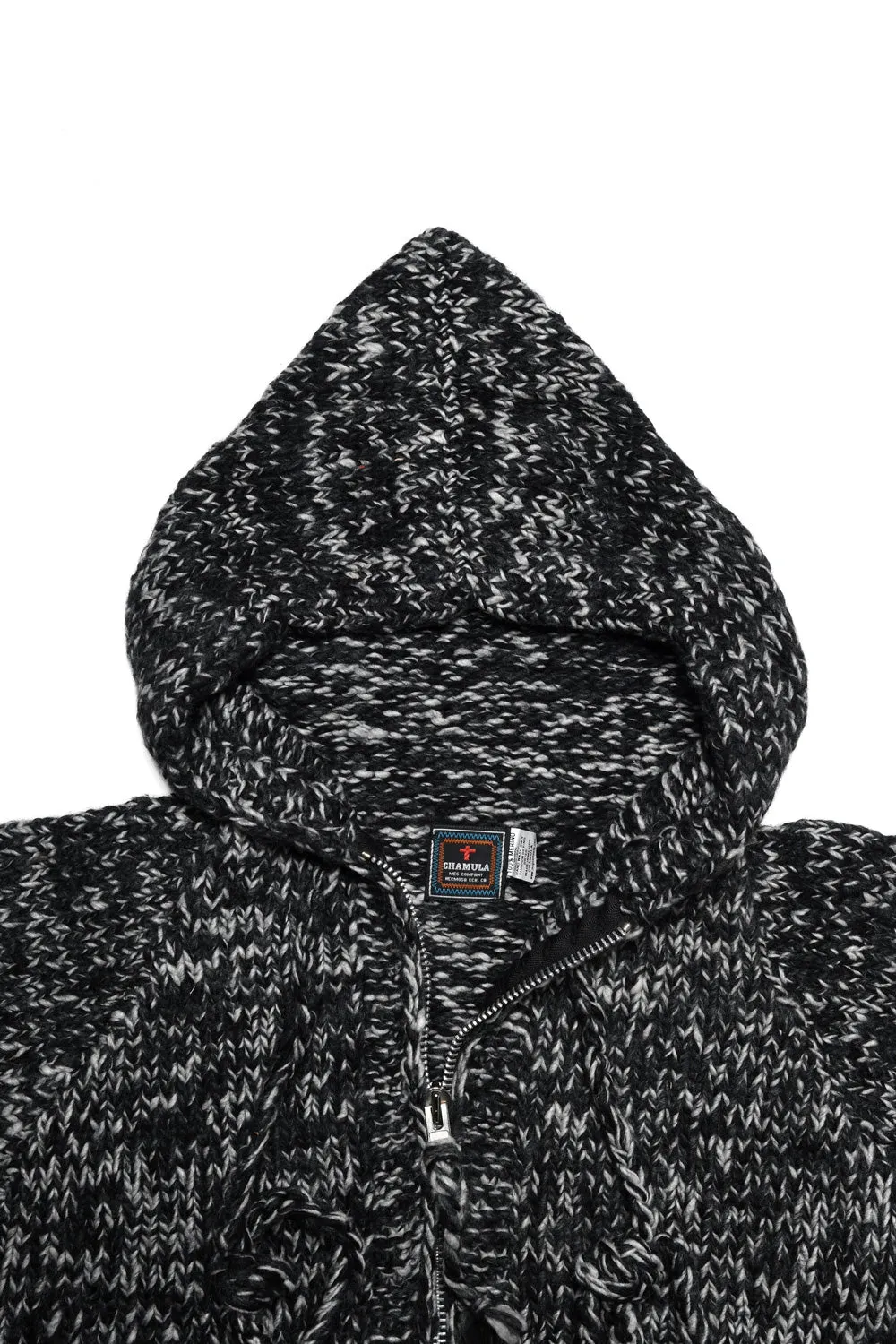 Mix Heather Hoodie - Black Mix sold by Chamula product image thumbnail 2