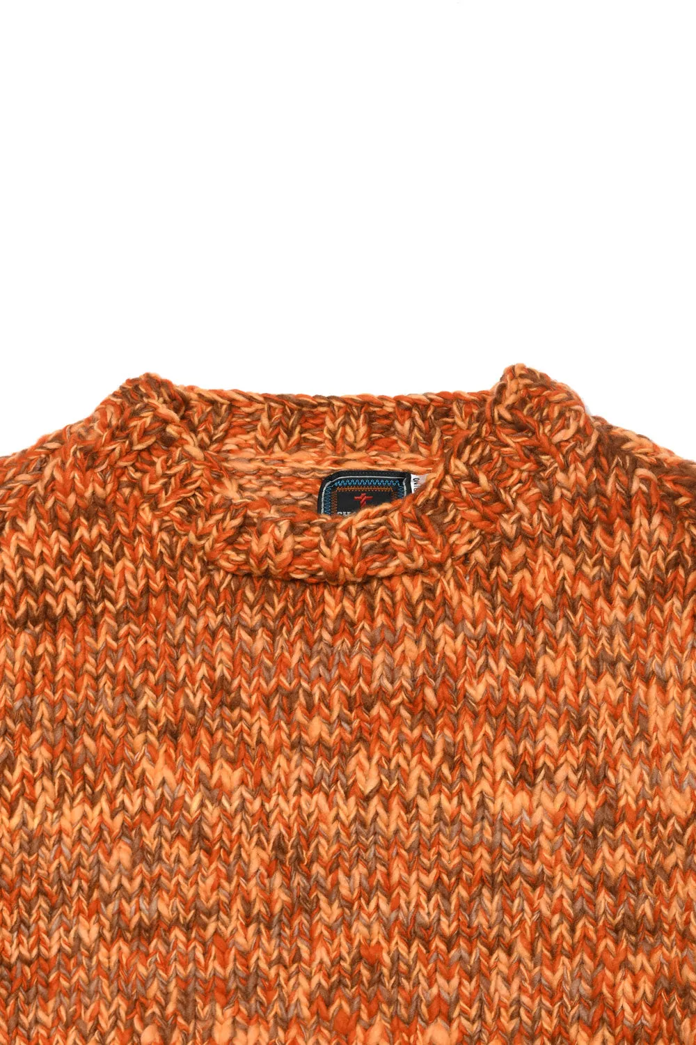 Mix Heather Crewneck Pullover - Dk. Orange Mix sold by Chamula product image thumbnail 2