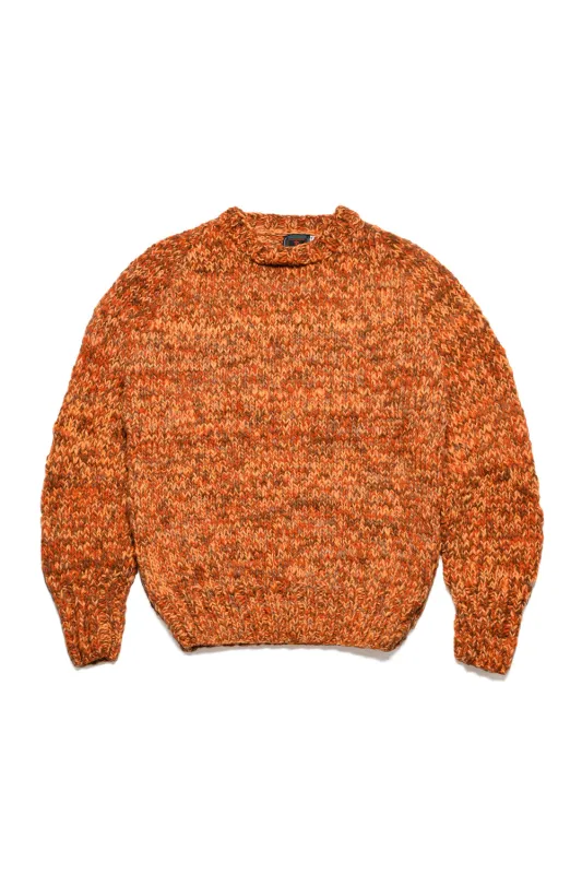 Mix Heather Crewneck Pullover - Dk. Orange Mix sold by Chamula