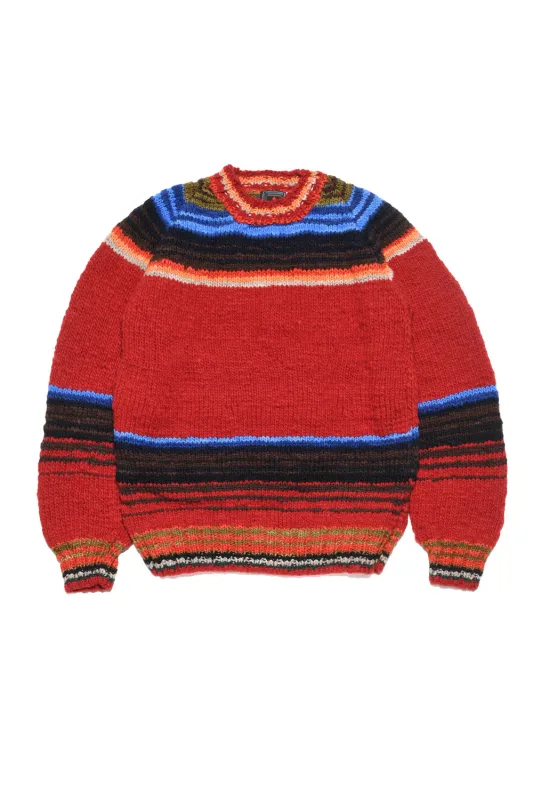 Serape Pullover - Red sold by Chamula