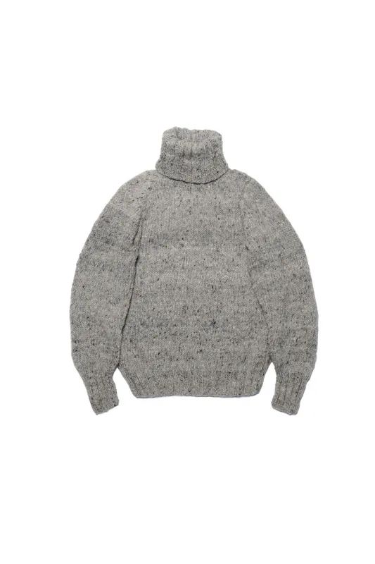 Turtleneck Pullover - Pearl Grey sold by Chamula