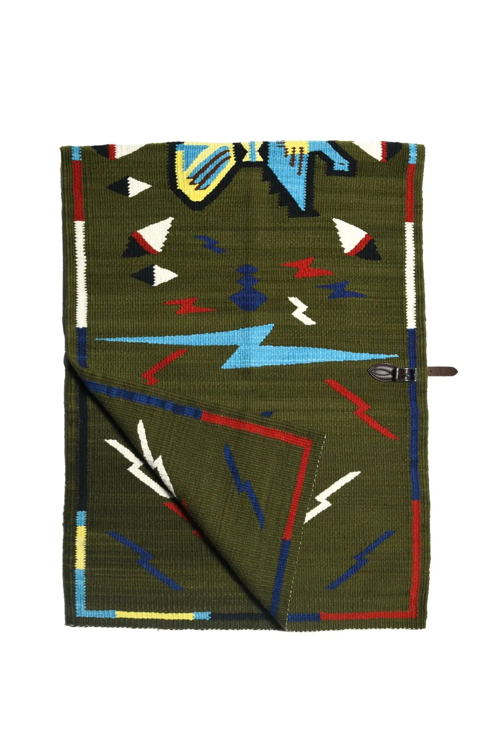 Merino Wool Blanket Poncho - Thunderbird sold by Chamula product image thumbnail 5