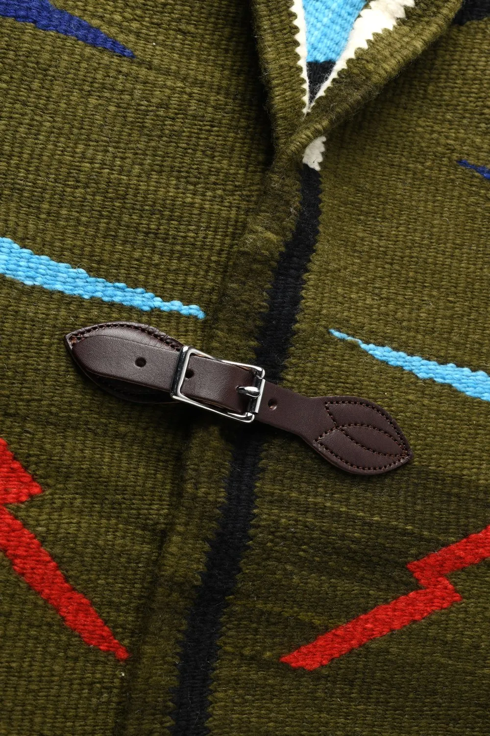 Merino Wool Blanket Poncho - Thunderbird sold by Chamula product image thumbnail 3