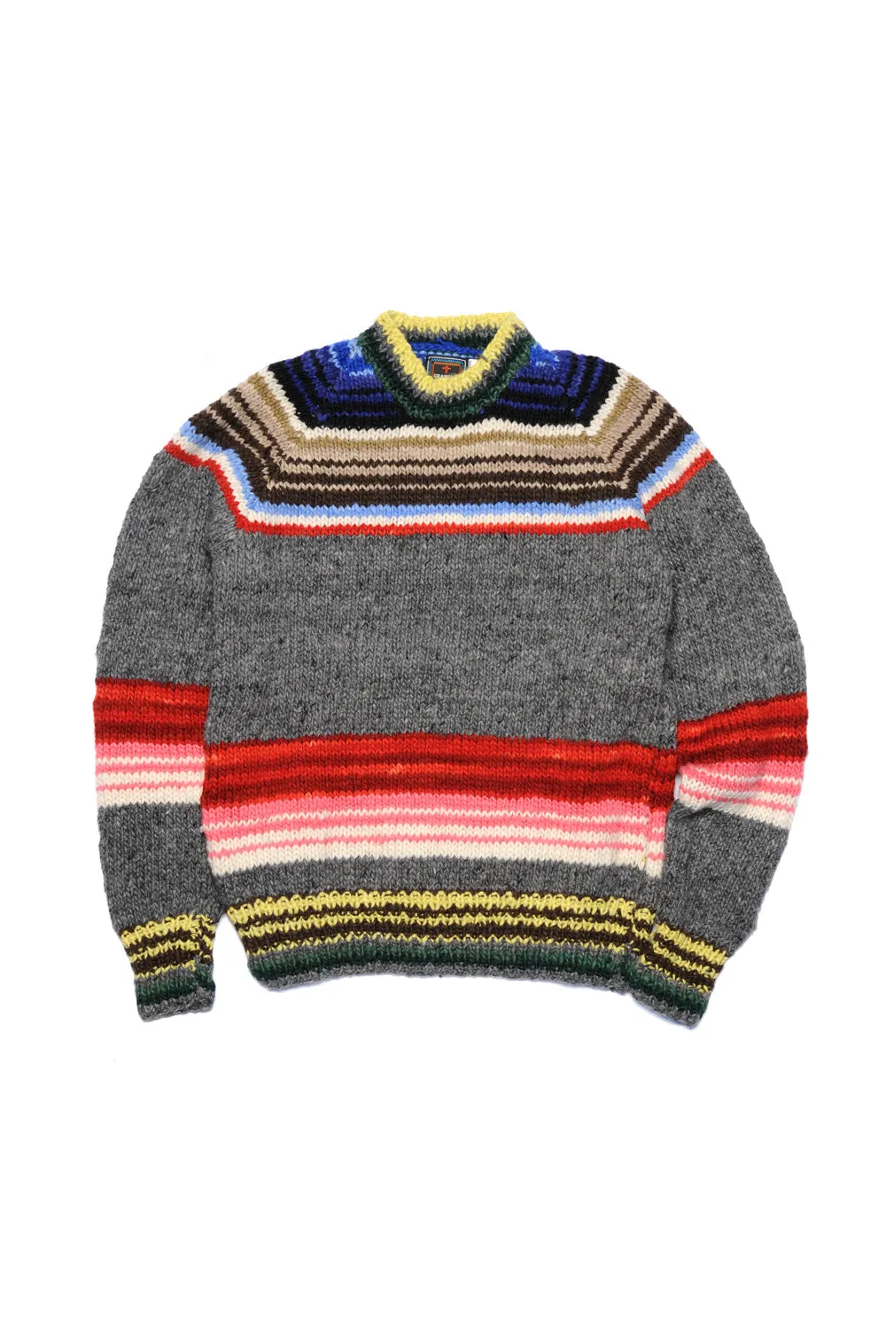 Serape Pullover - Grey sold by Chamula