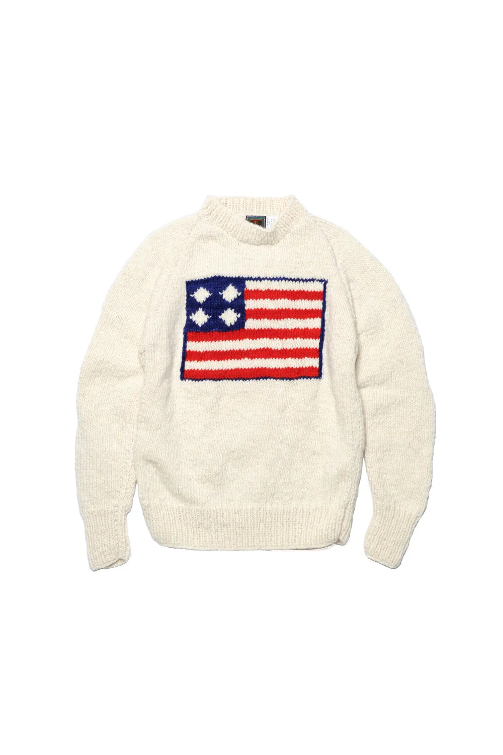 Flag Pullover - Ivory sold by Chamula