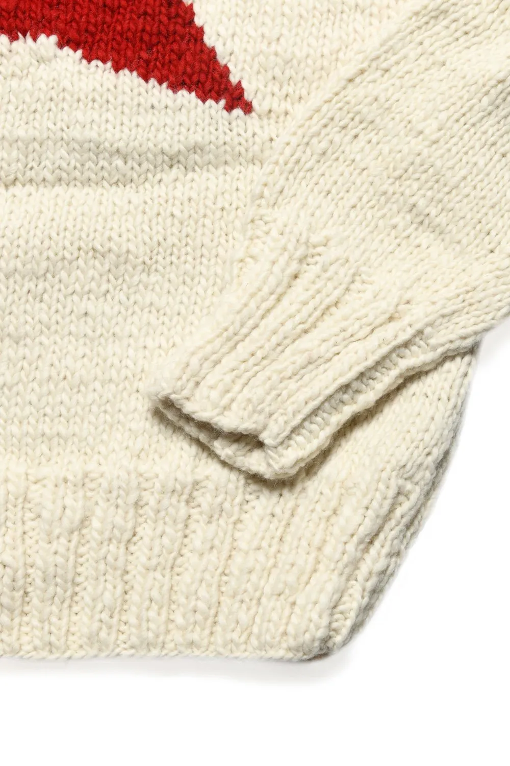 Star Pullover - Ivory x Red sold by Chamula product image thumbnail 4