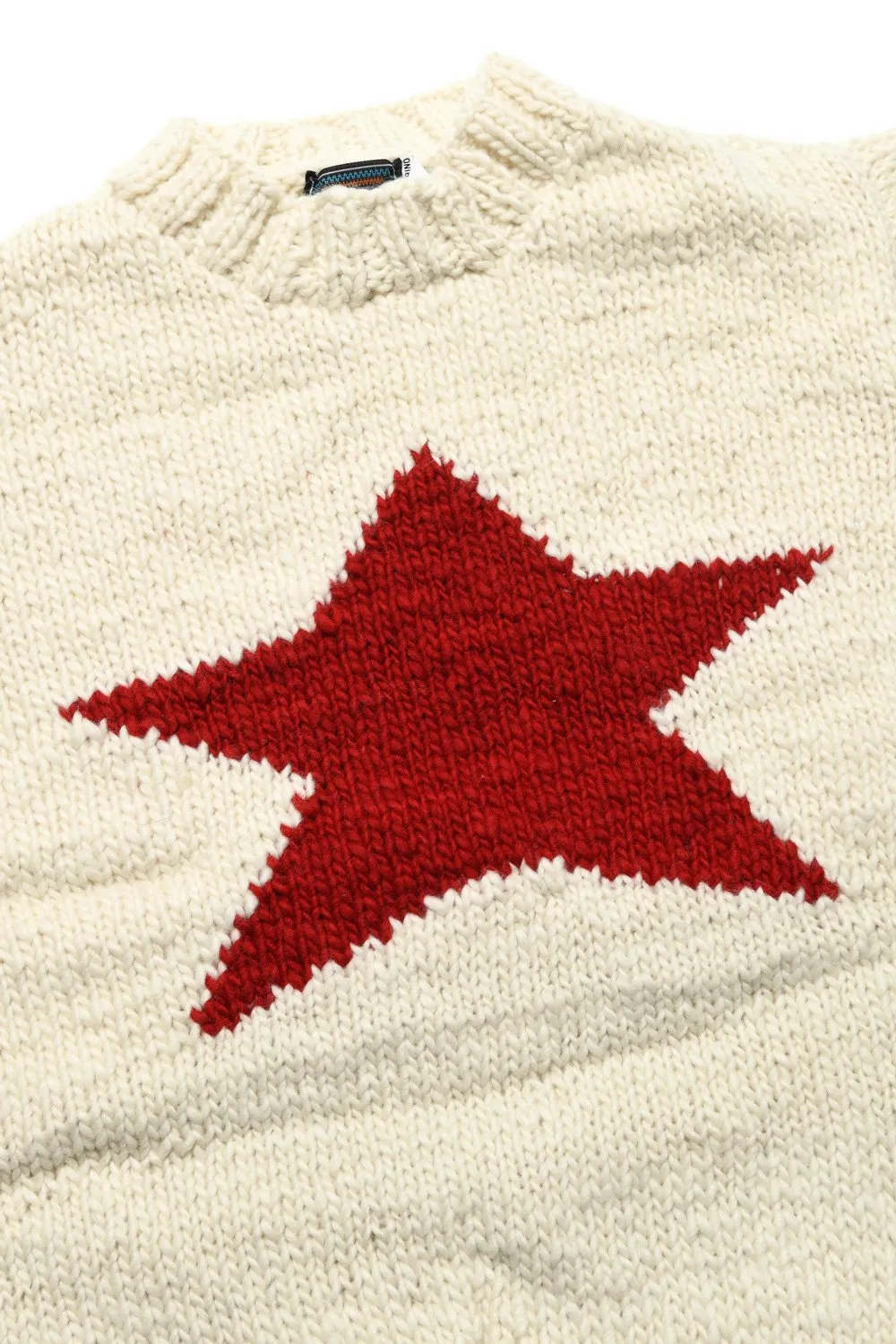 Star Pullover - Ivory x Red sold by Chamula product image thumbnail 5