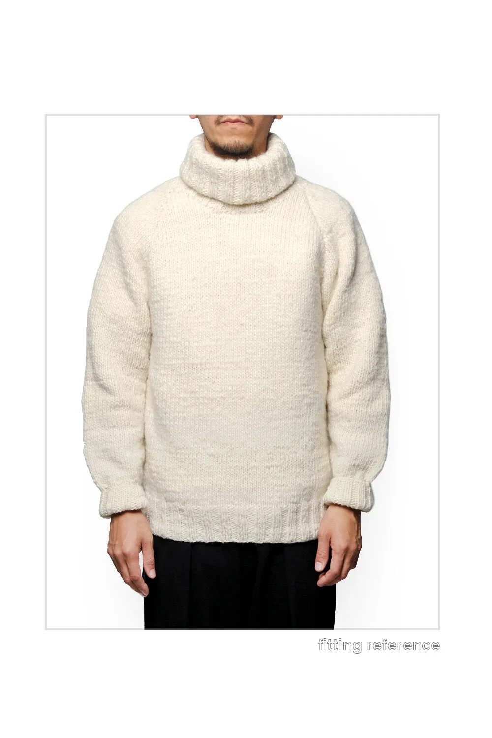 Turtleneck Pullover - Natural Heather sold by Chamula product image thumbnail 2