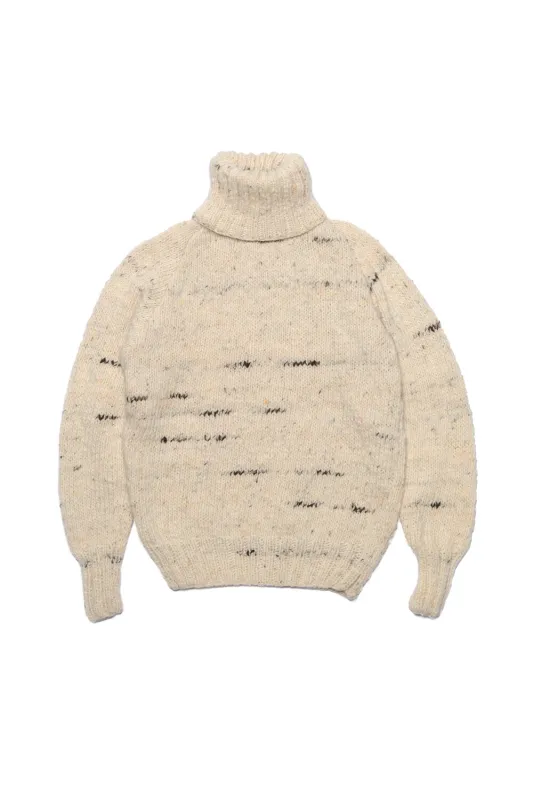 Turtleneck Pullover - Natural Heather sold by Chamula