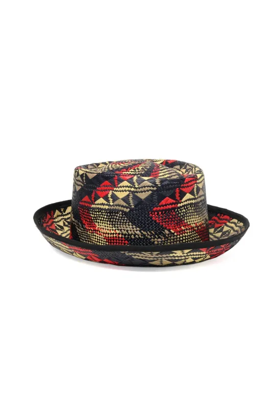 Sombrero Multi - Black Rasta made by Chamula