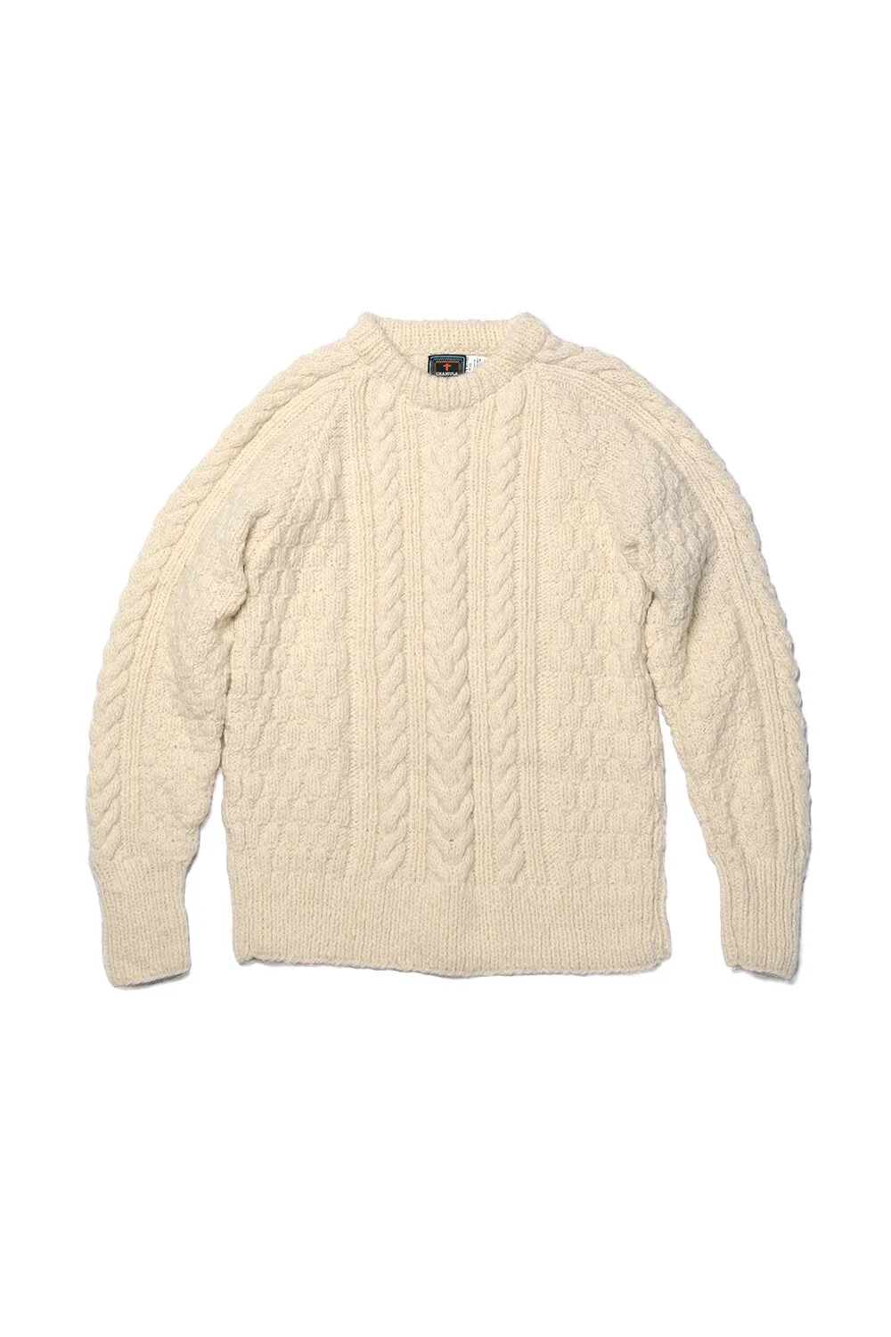 Fisherman Pullover - Ivory sold by Chamula