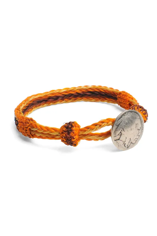 Concho Bracelet - #27 ORG/GLD/BUR sold by Chamula