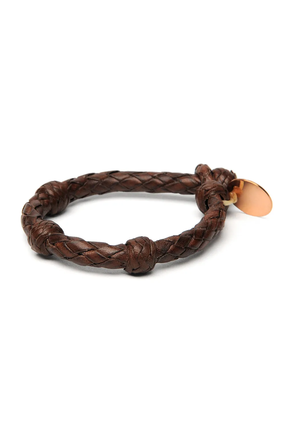 Round Leather Bracelet - Brown 2 sold by Chamula