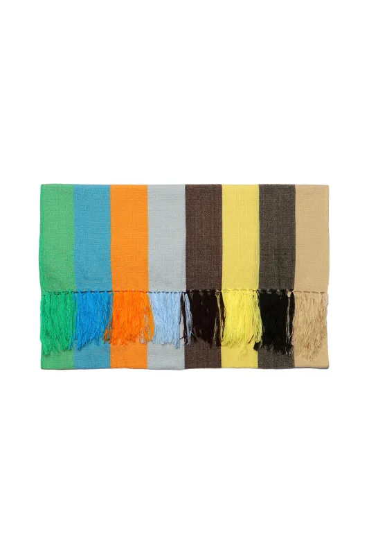 8 Color Combi Scarf - Color 4 [Narrow] sold by Chamula