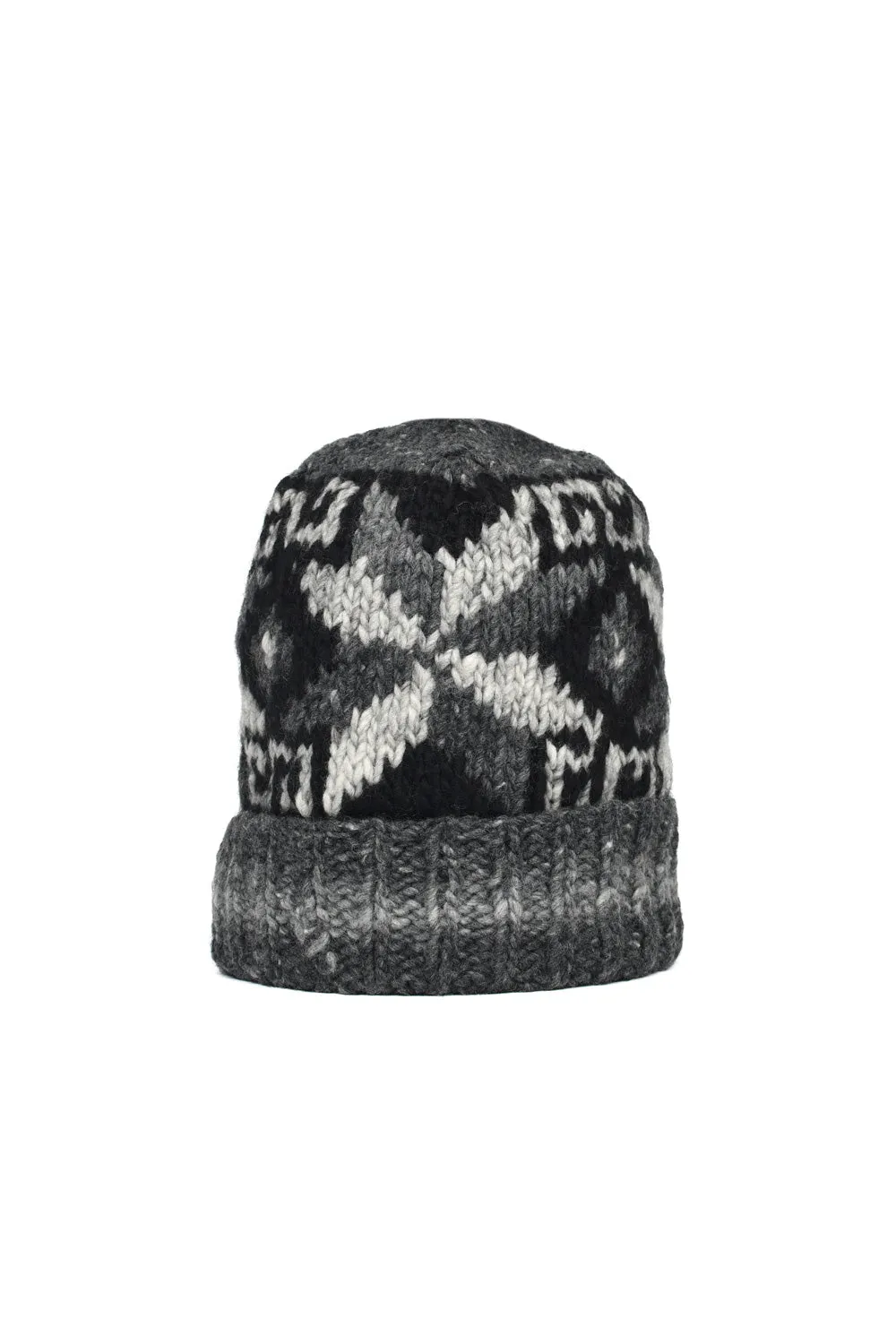 Double Cuff Cap Windmill - Grey Heather sold by Chamula