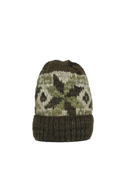 Double Cuff Cap Windmill - Dk. Olive made by Chamula