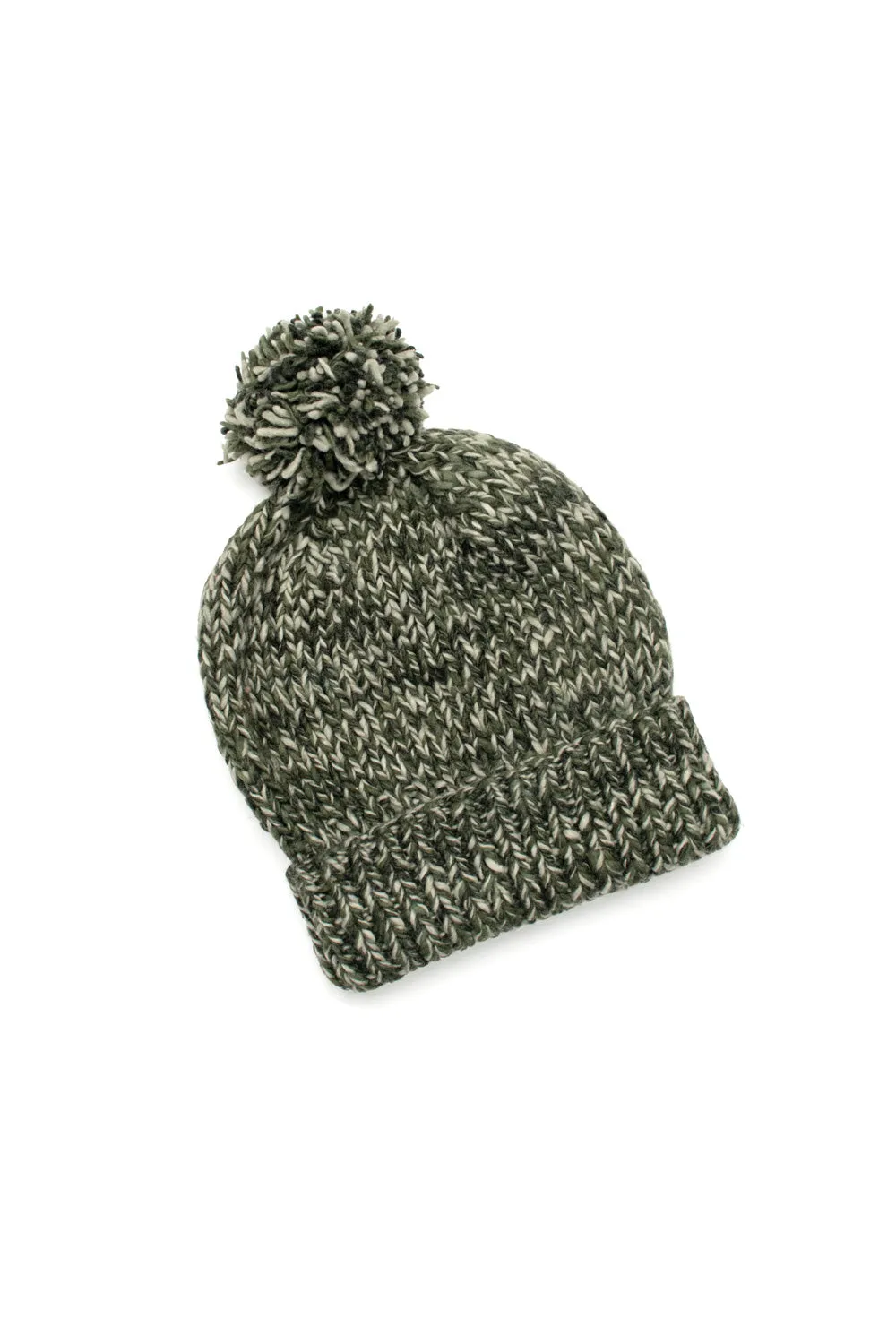 Double Cuff Cap Mix Heather - Olive Mix sold by Chamula product image thumbnail 2