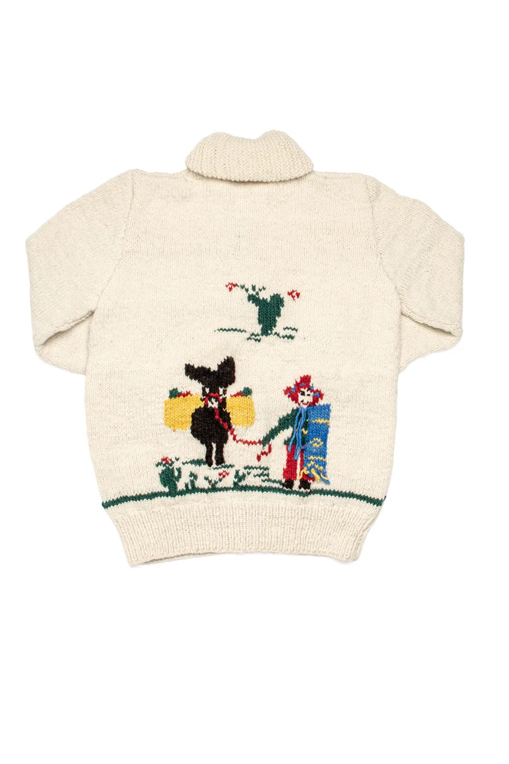 Souvenir Paisaje Zipper Cardigan - Ivory sold by Chamula product image thumbnail 2