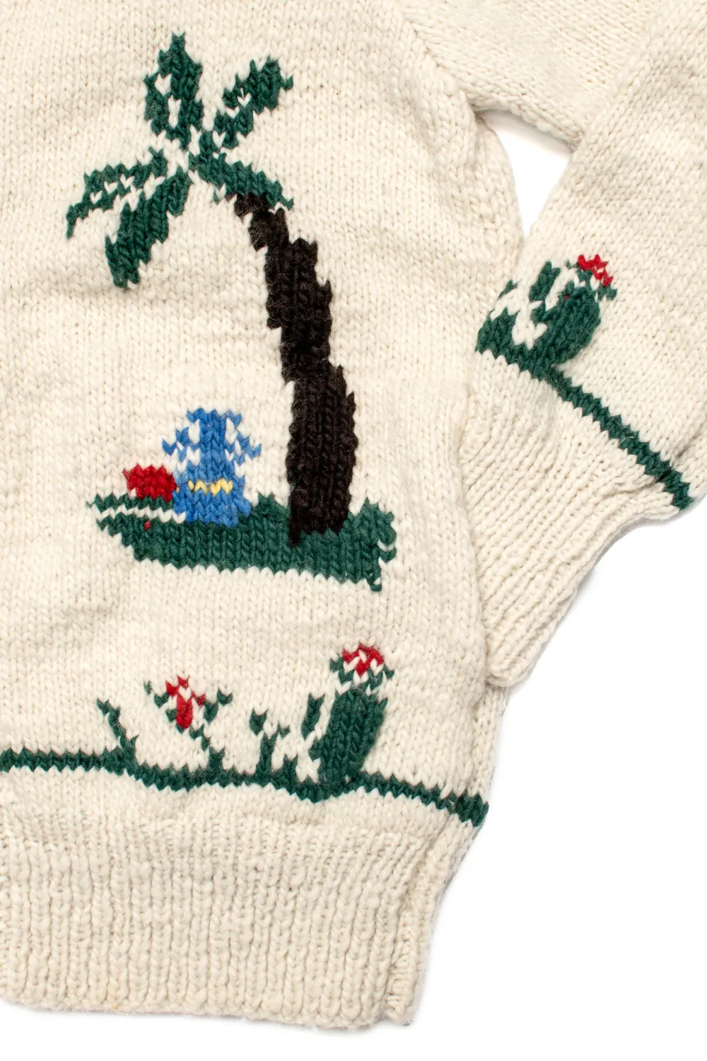 Souvenir Paisaje Zipper Cardigan - Ivory sold by Chamula product image thumbnail 5