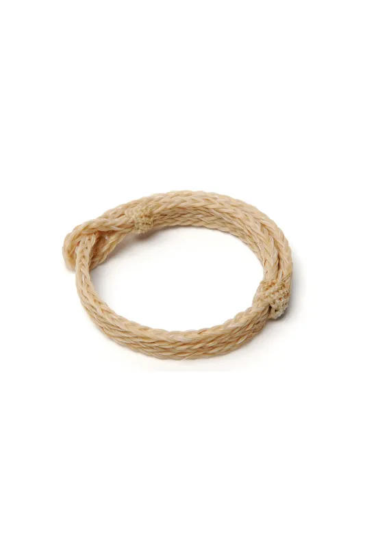 Braided Horsehair Bracelet - Natural made by Chamula