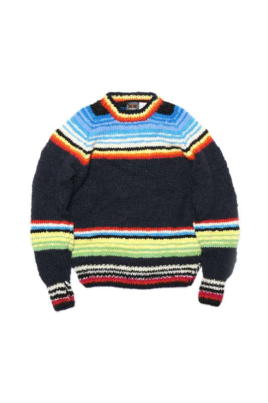 Serape Pullover - Navy made by Chamula