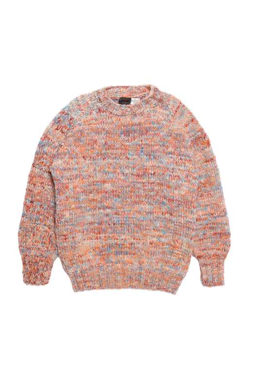 Mix Heather Crewneck Pullover - Heather Med Turq Mix made by Chamula