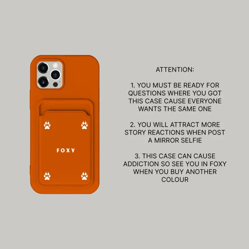 Orange phone case sold by Foxy Activewear