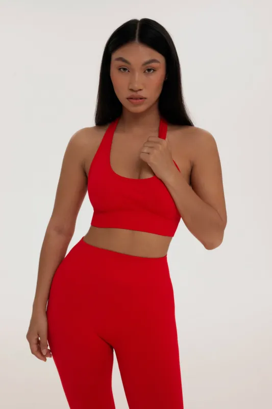 Scarlet halter neck top sold by Foxy Activewear