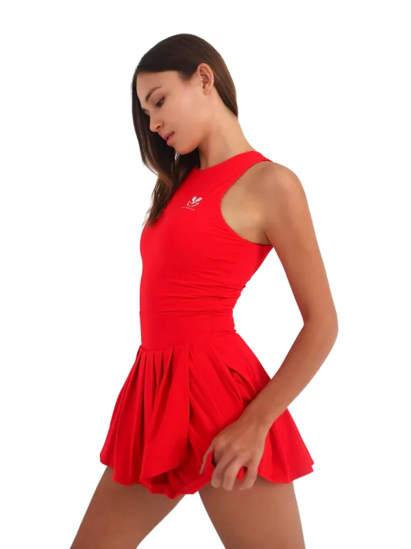 Red Tennis dress sold by Foxy Activewear