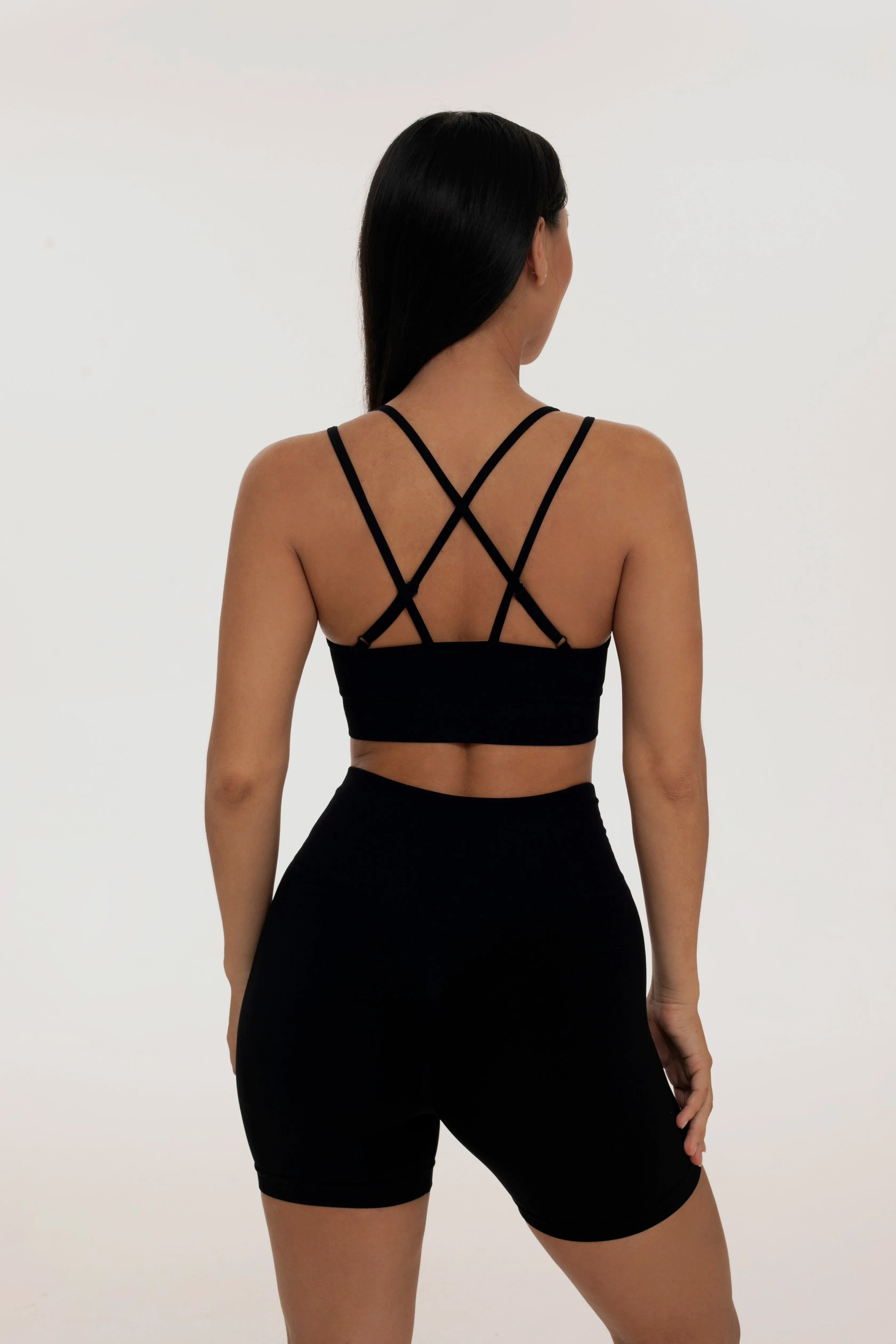 Coal cross back top sold by Foxy Activewear product image thumbnail 2