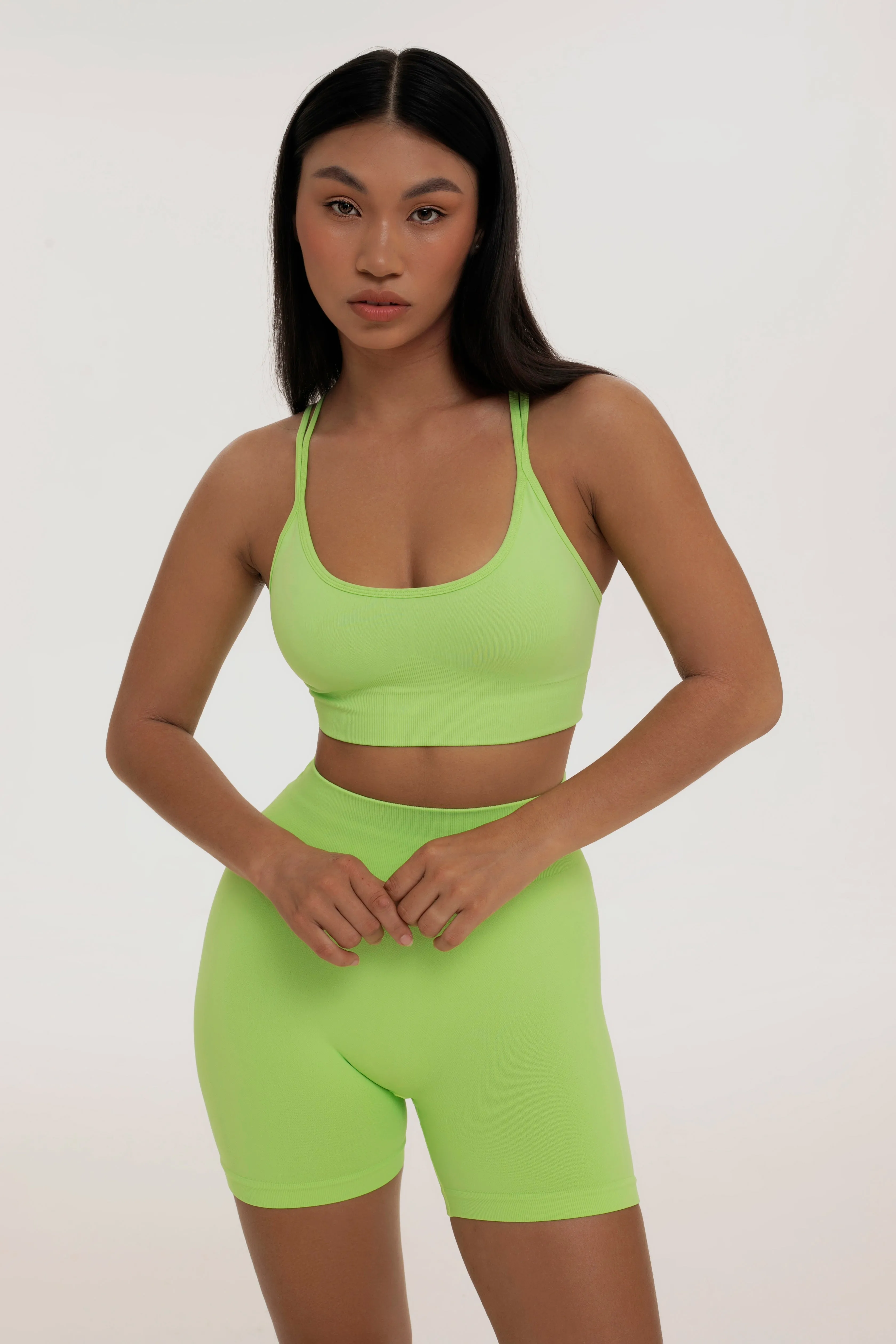 Apple cross back top sold by Foxy Activewear