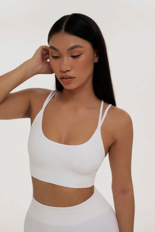 Snow cross back top sold by Foxy Activewear