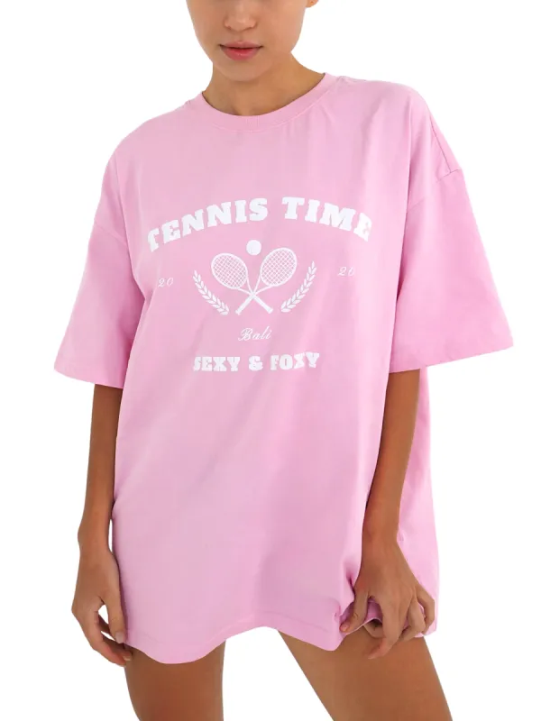 Pink T-SHIRT sold by Foxy Activewear