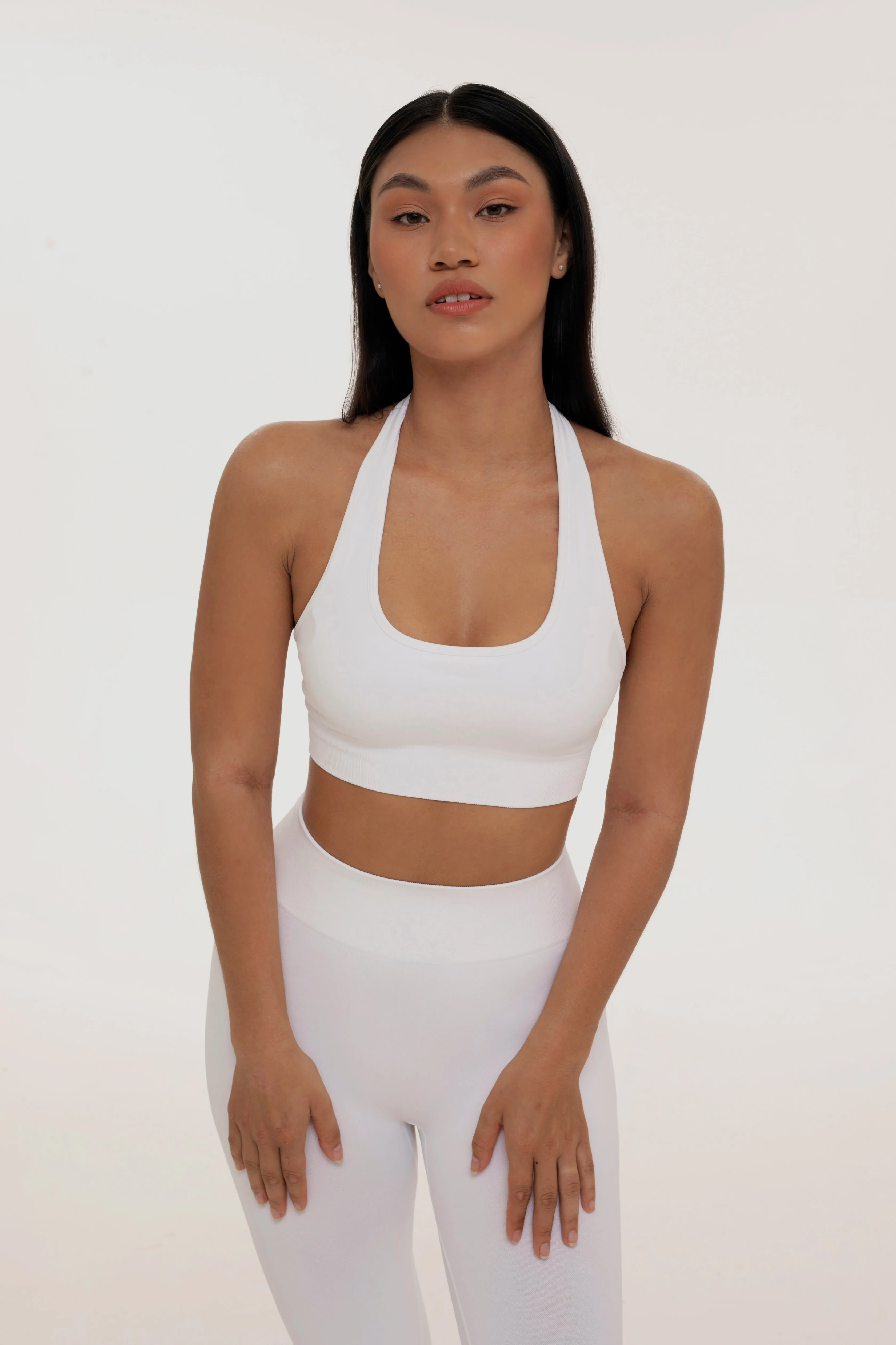 Snow halter neck top sold by Foxy Activewear
