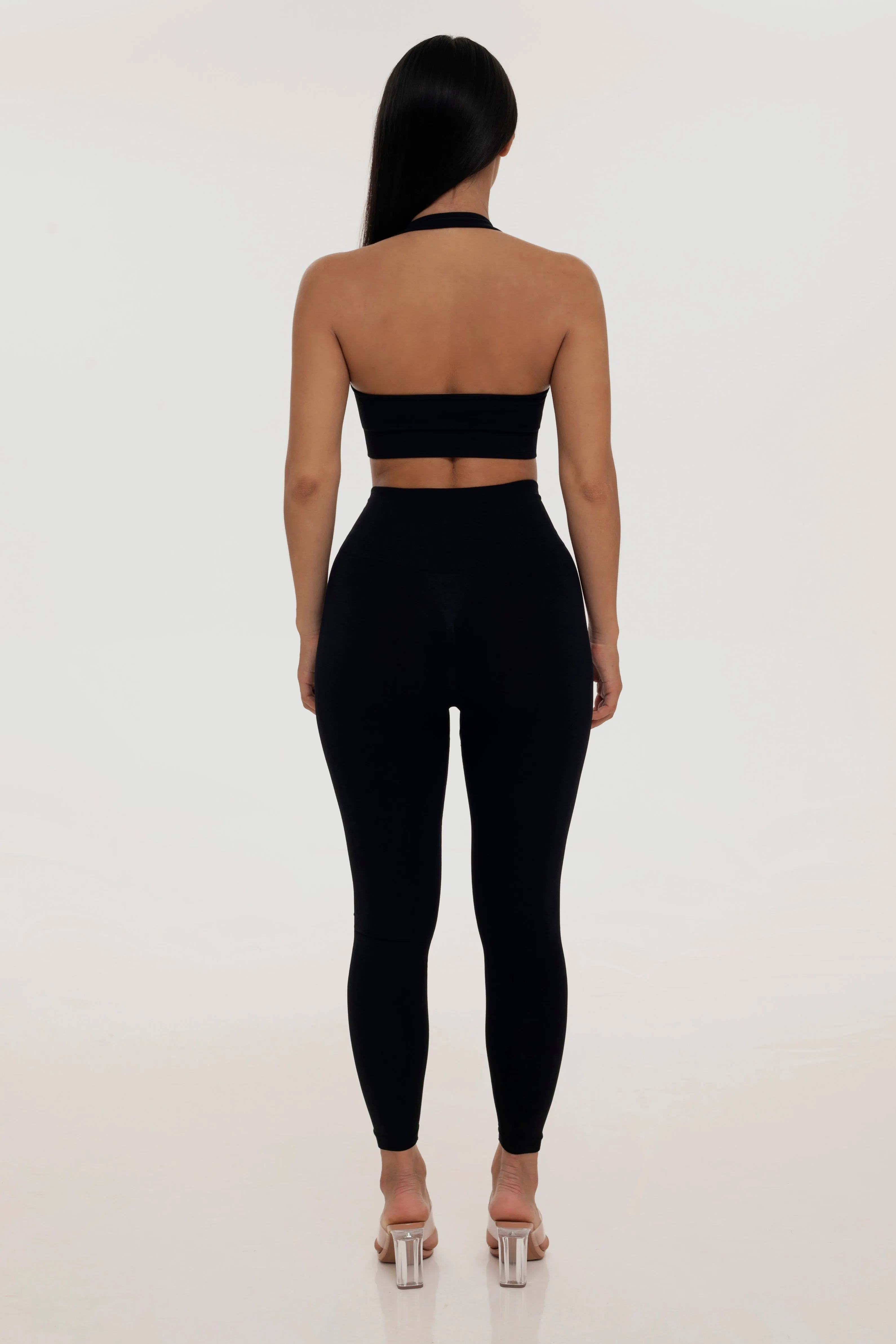Coal halter neck top sold by Foxy Activewear product image thumbnail 2